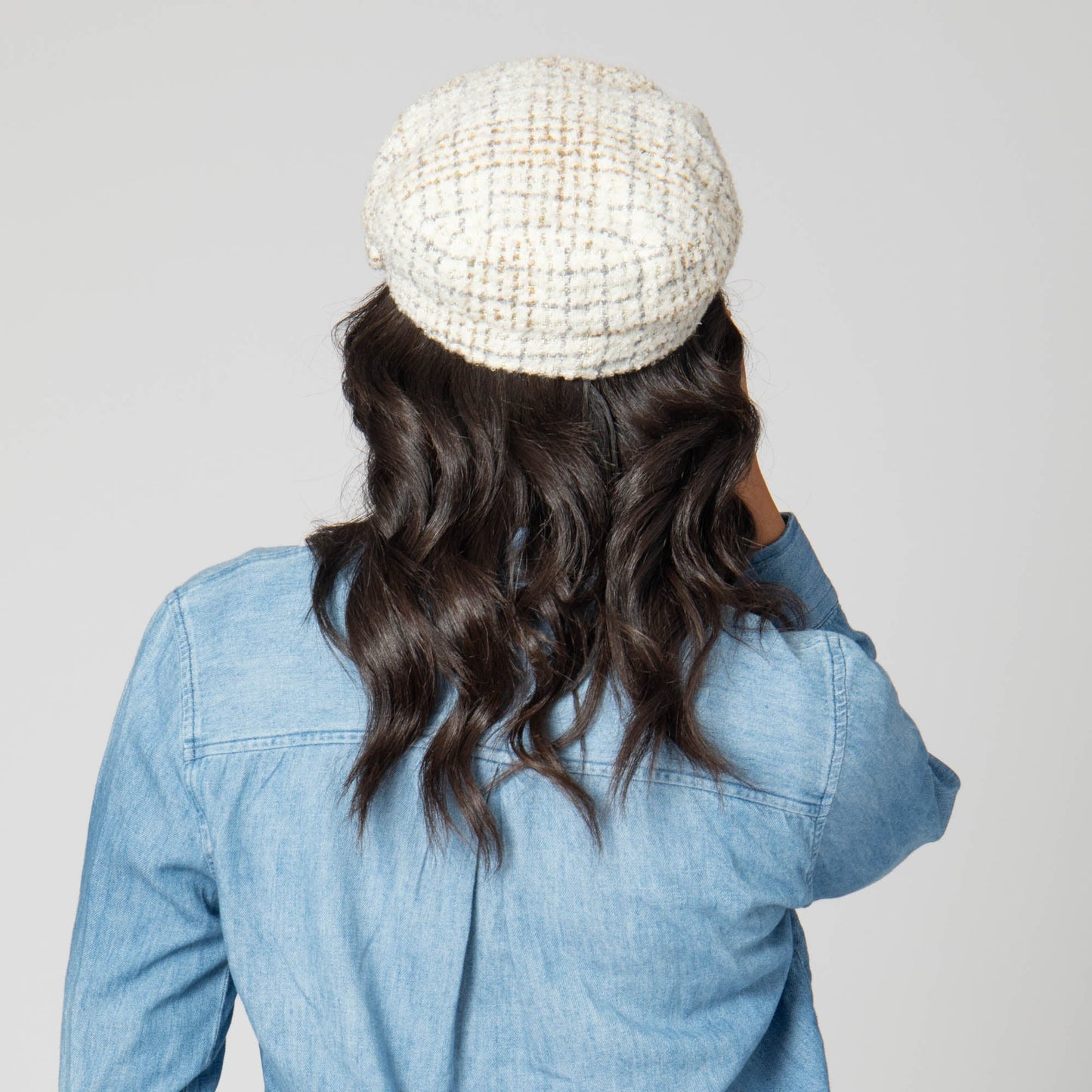 Emmy Lou - Cut & Sew Tweed Cabbie Hat