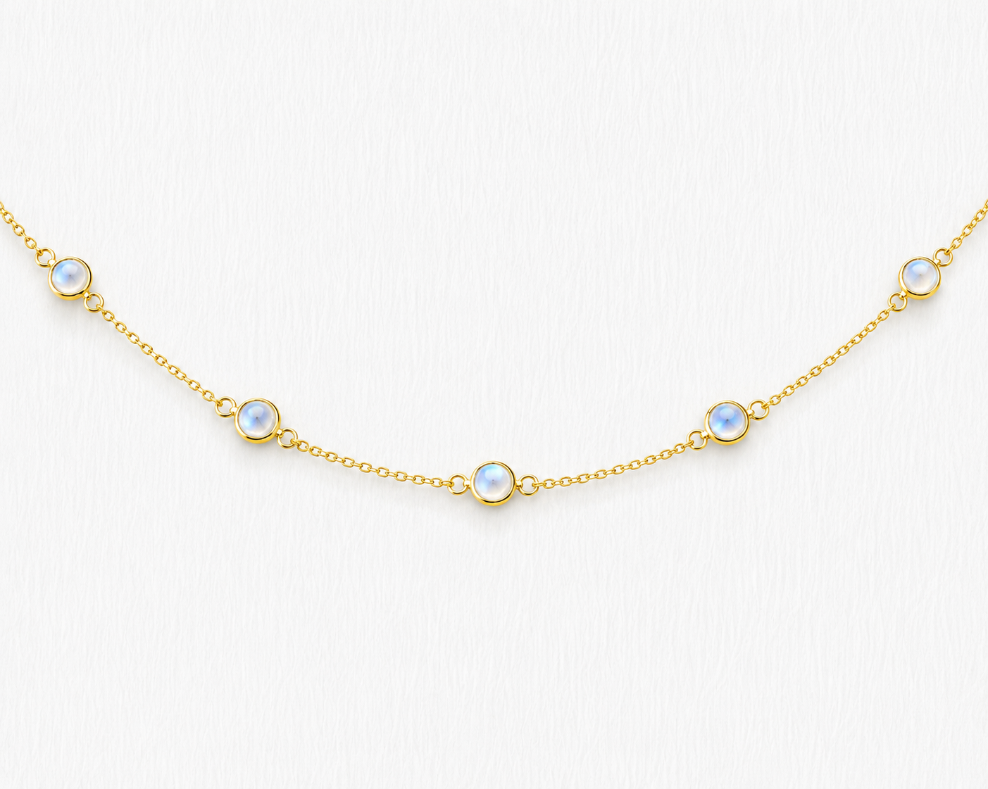 June Birthstone Bracelet — Moonstone