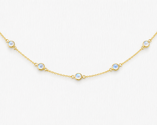 June Birthstone Bracelet — Moonstone