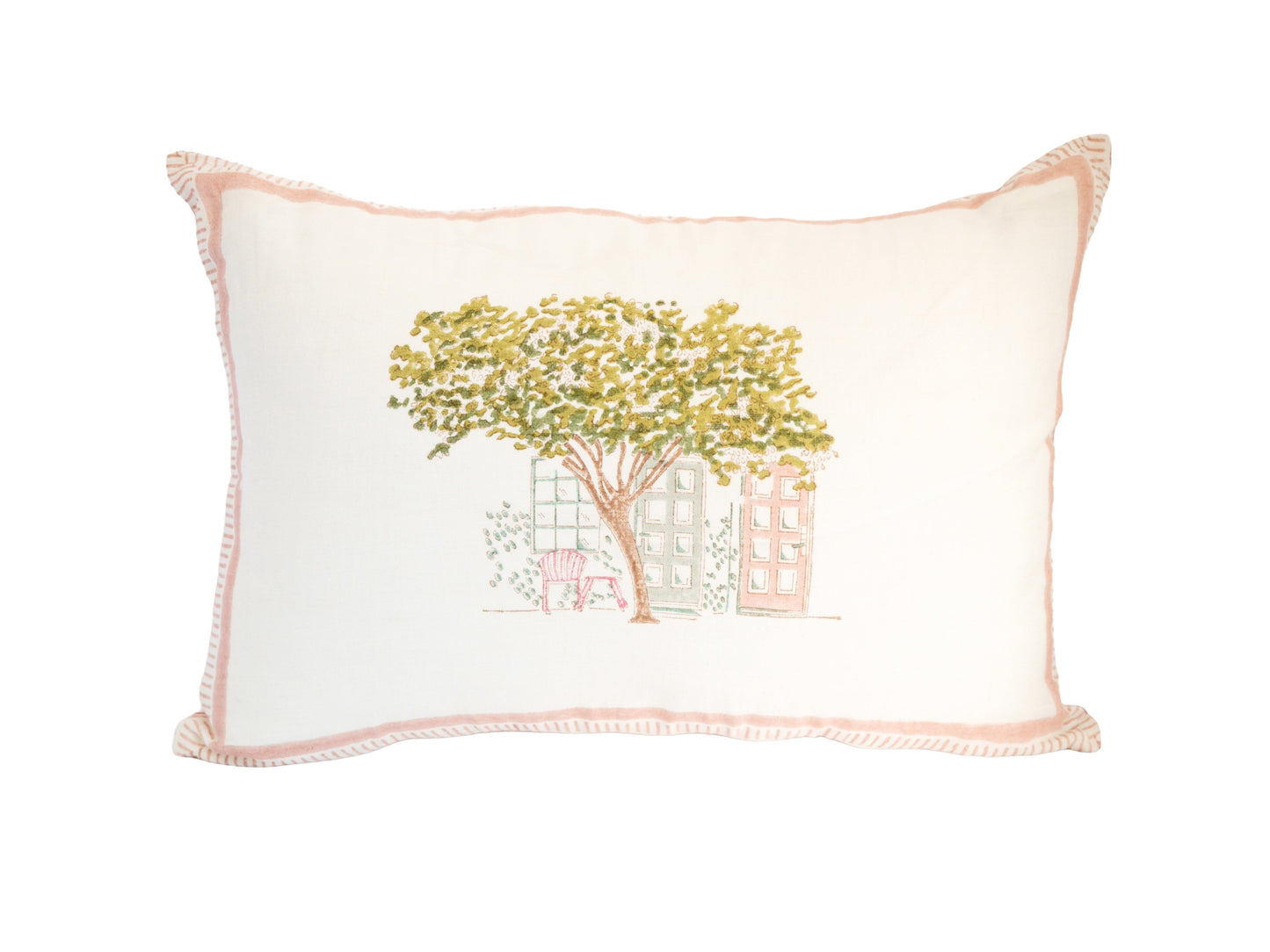 The Quite Corner -  Hand Block Printed Cushion Cover