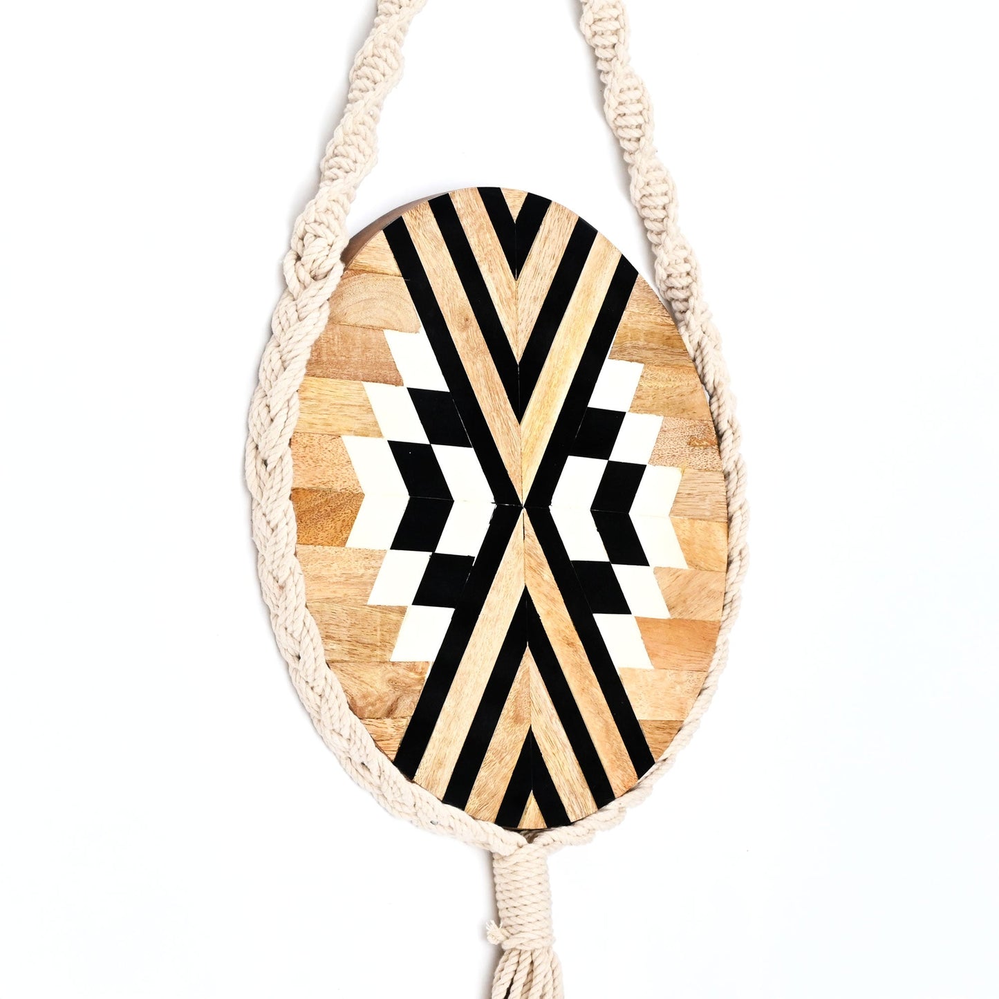 Wood & Rope Wall Hanging | Wood | Rustic Home Decor