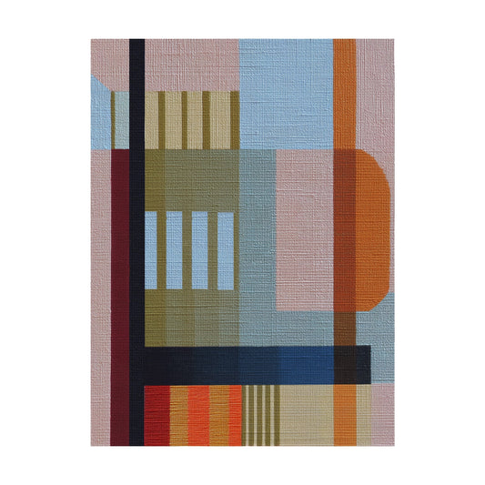 Woven Perspectives No. 01 — Geometric Abstract Art Print