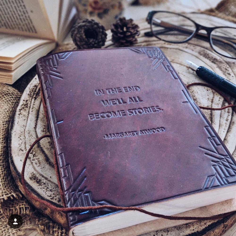 Margaret Atwood Leather Journal