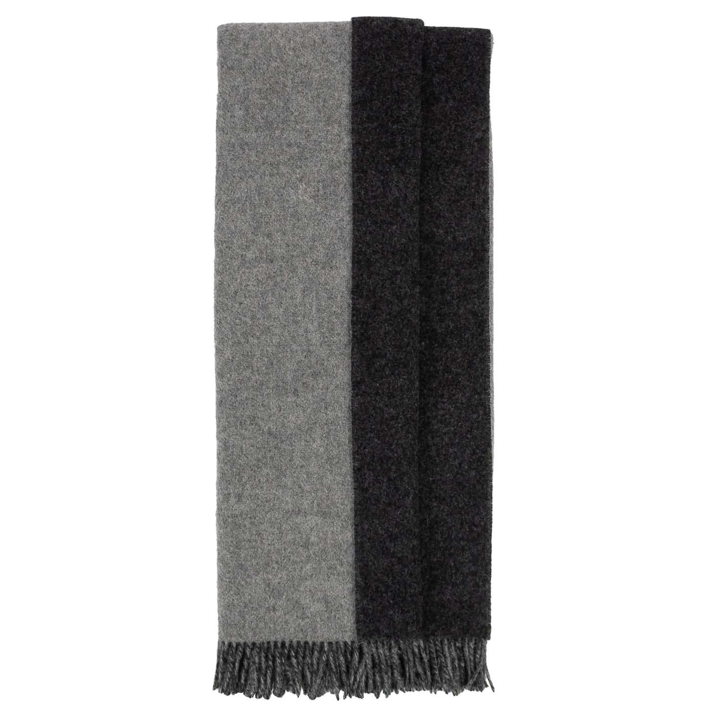 Highland Tweeds Reversible Double Cloth Throw (Silver/Grey)