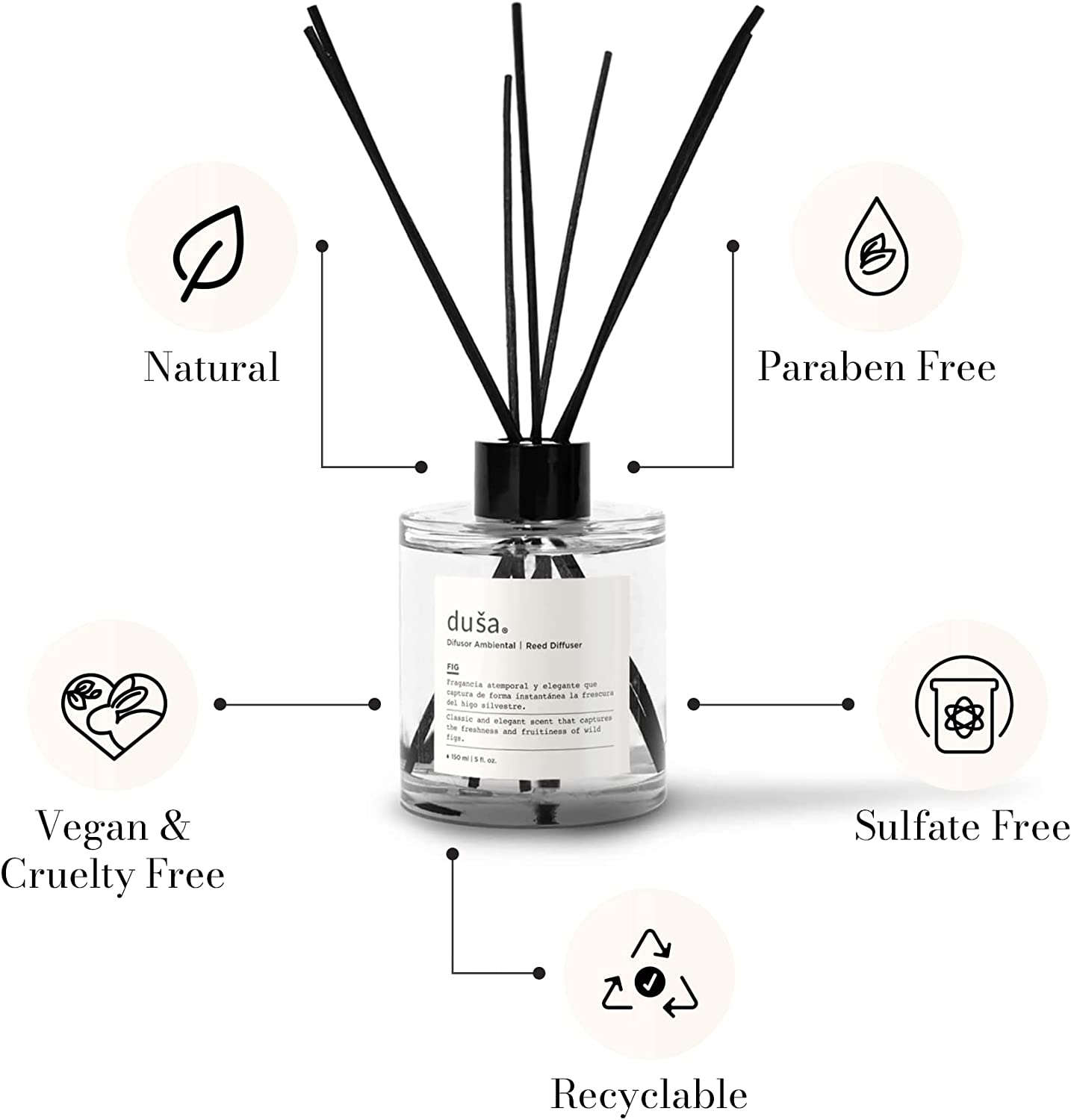 SANTAL -  5 FL OZ REED DIFFUSER
