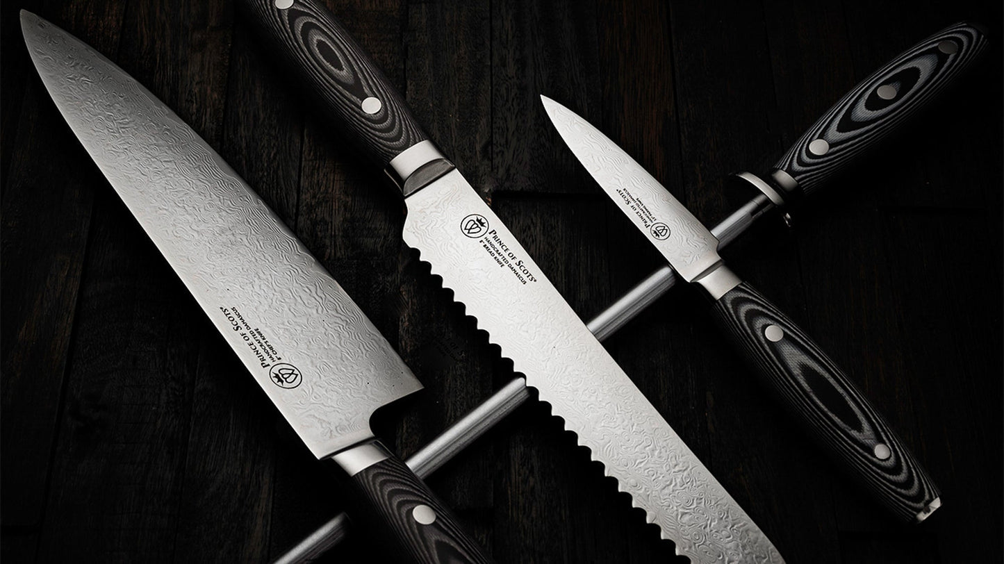 Damascus Knife 4 Piece Gift Set