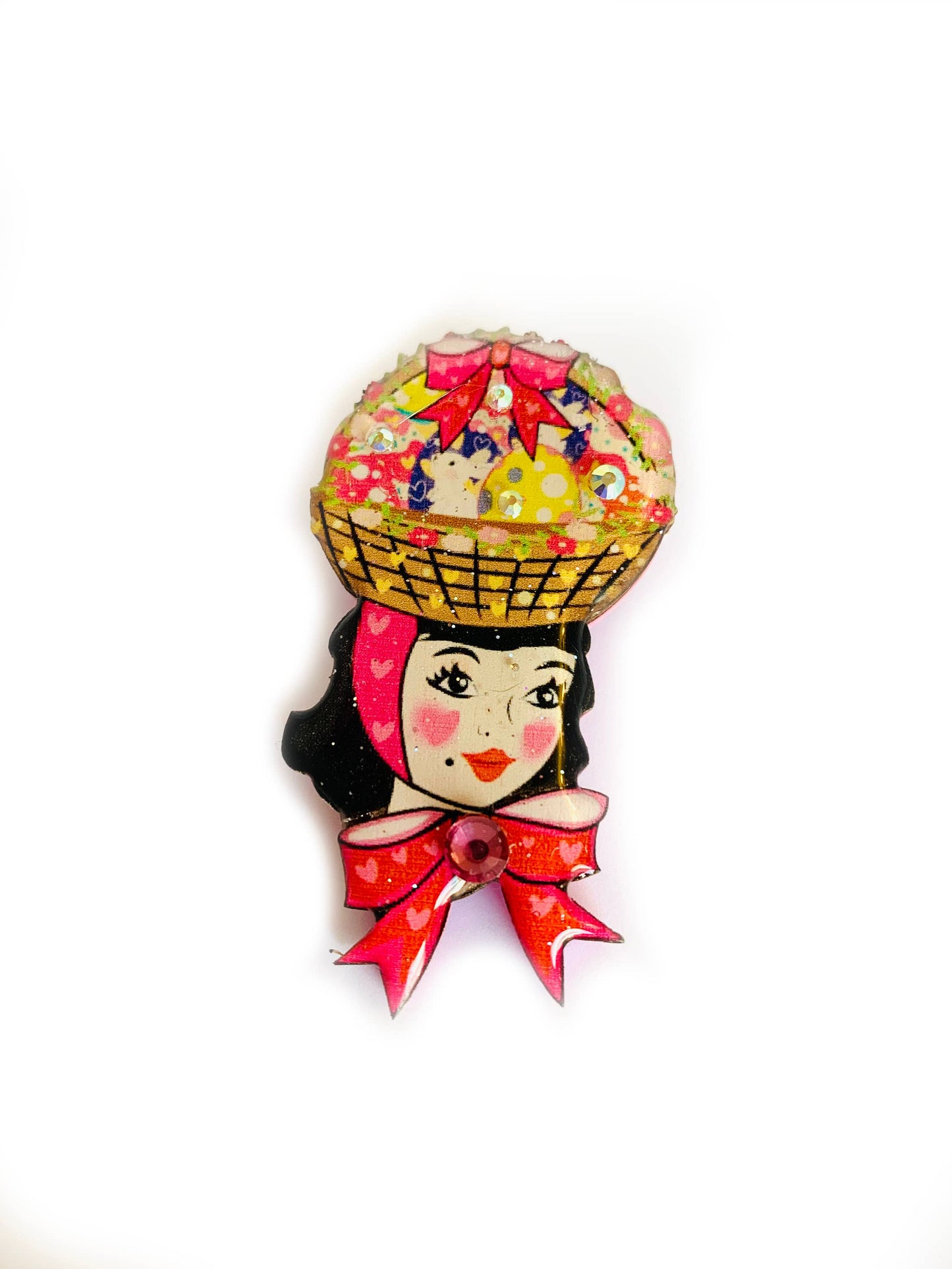 Harriet and her Easter Bonnet Brooch - Osadia Concept Store