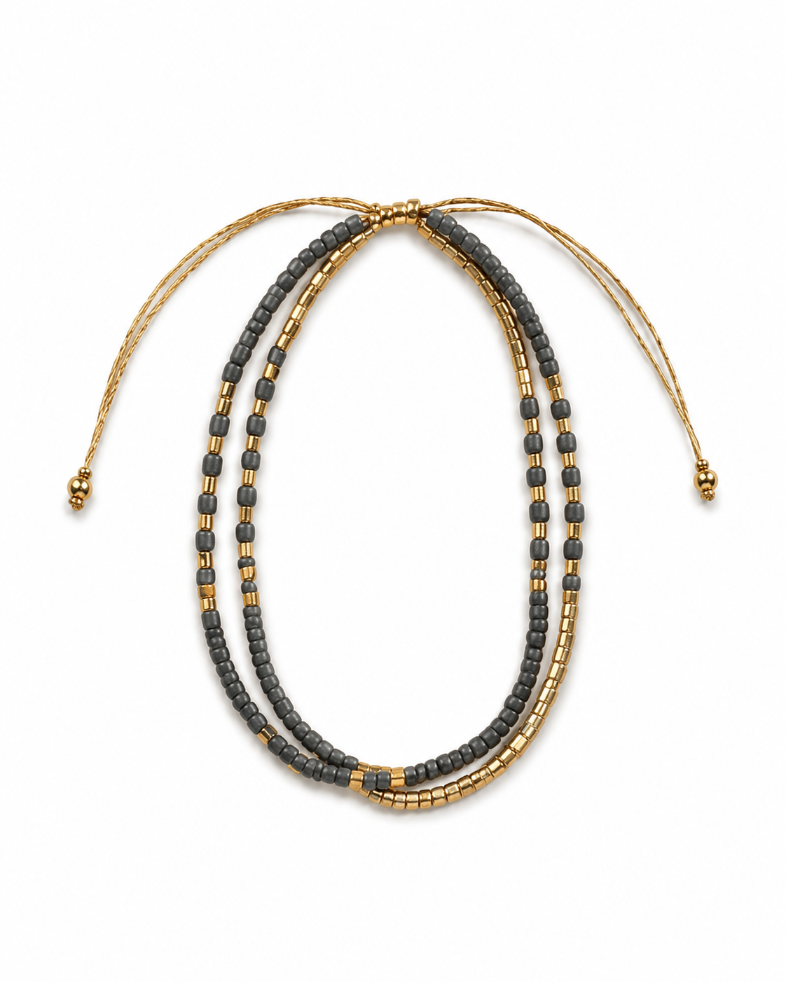 Golden Beaded Bracelet