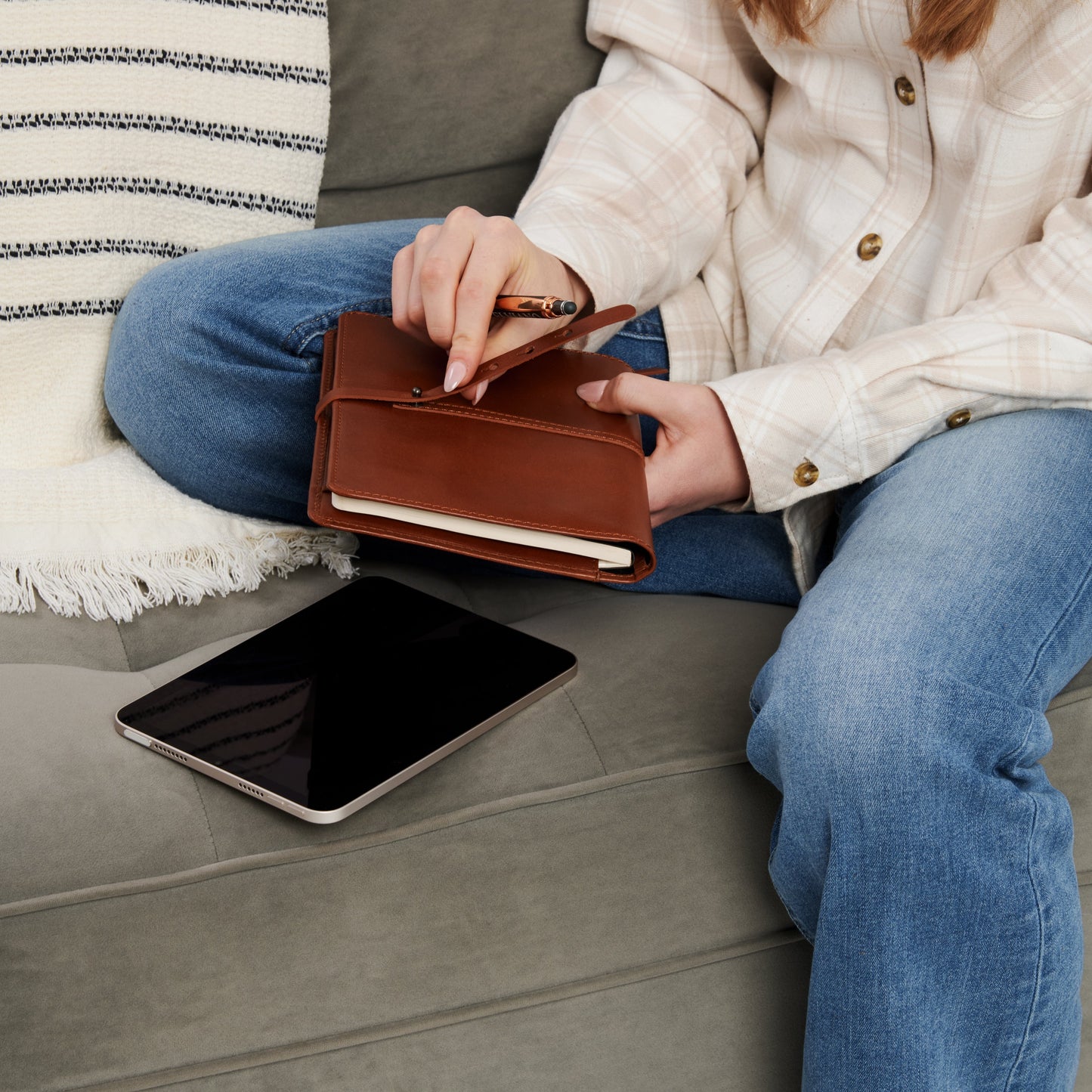 Theodore A5 Leather Journal Cover