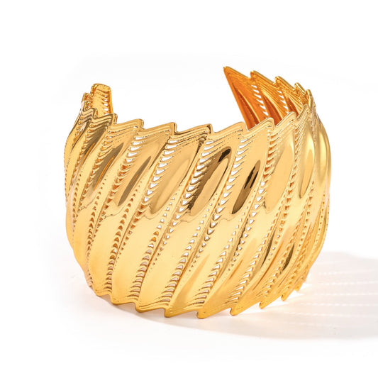 Flow Edgy Cuff Bracelet