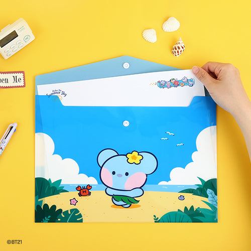 BTS x BT21 Minini Pp File Pocket A4 Vacance