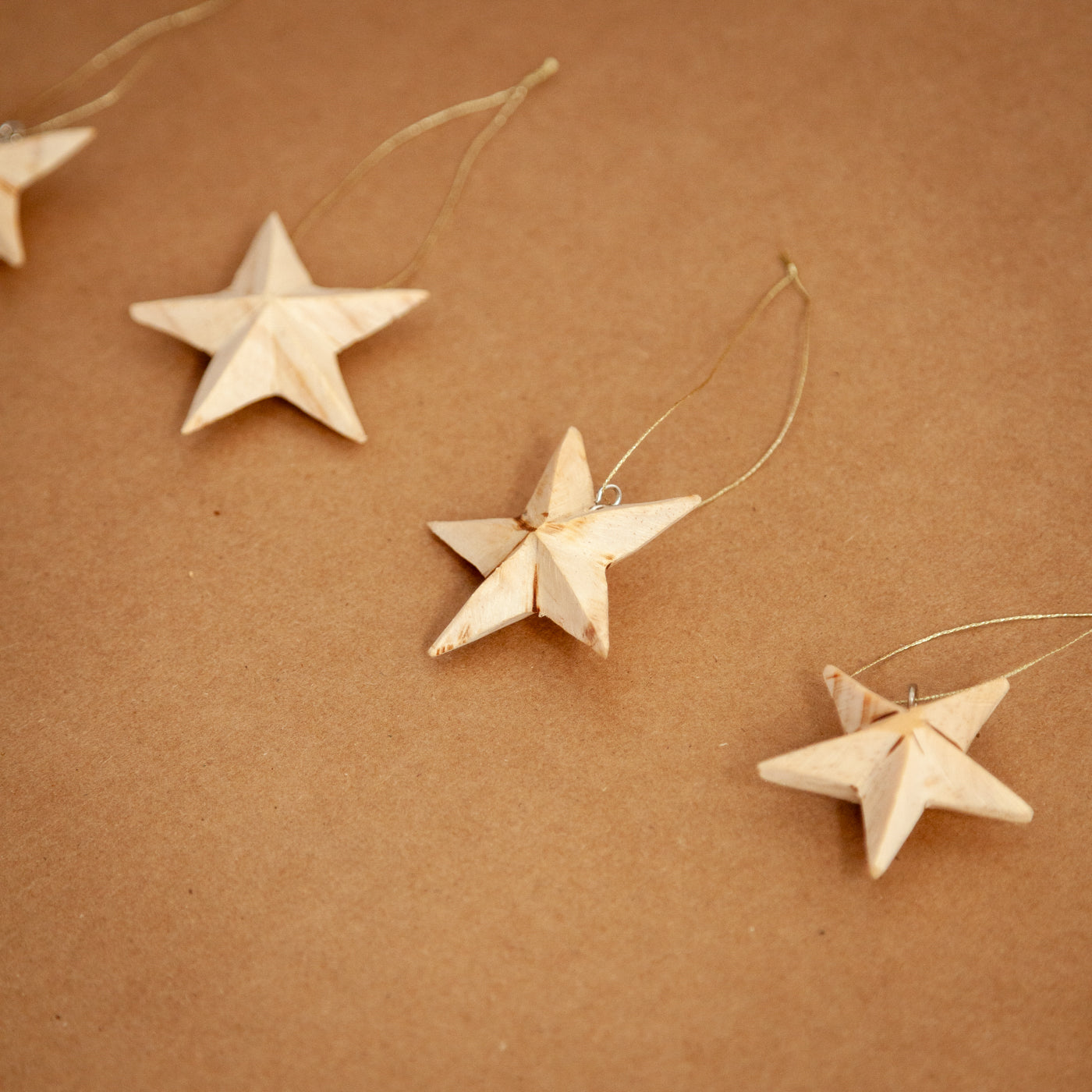 Wooden Star Ornament