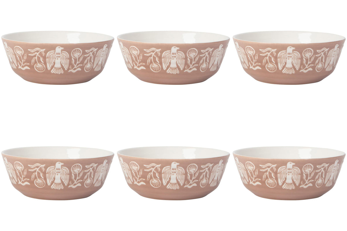 Set of 6 Bowl Imprint Peregrine