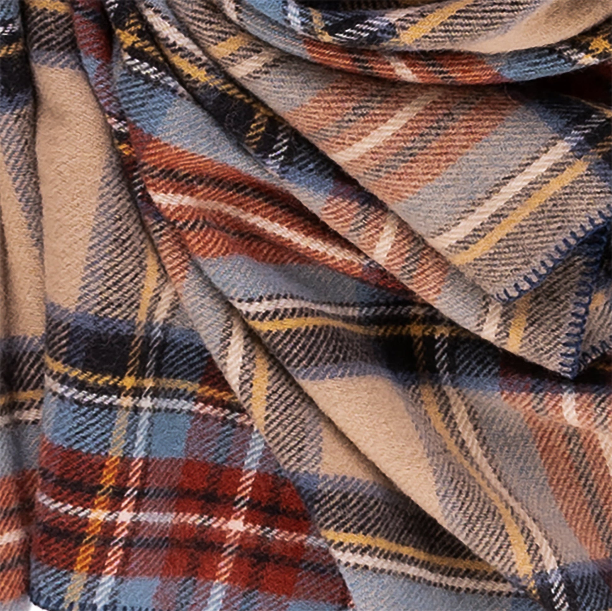 Highland Tweeds BIG Throw ~ Antique Dress Stewart ~ - Osadia Concept Store