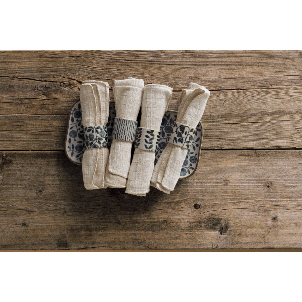 Set of 12 Calendula Element Napkin Ring