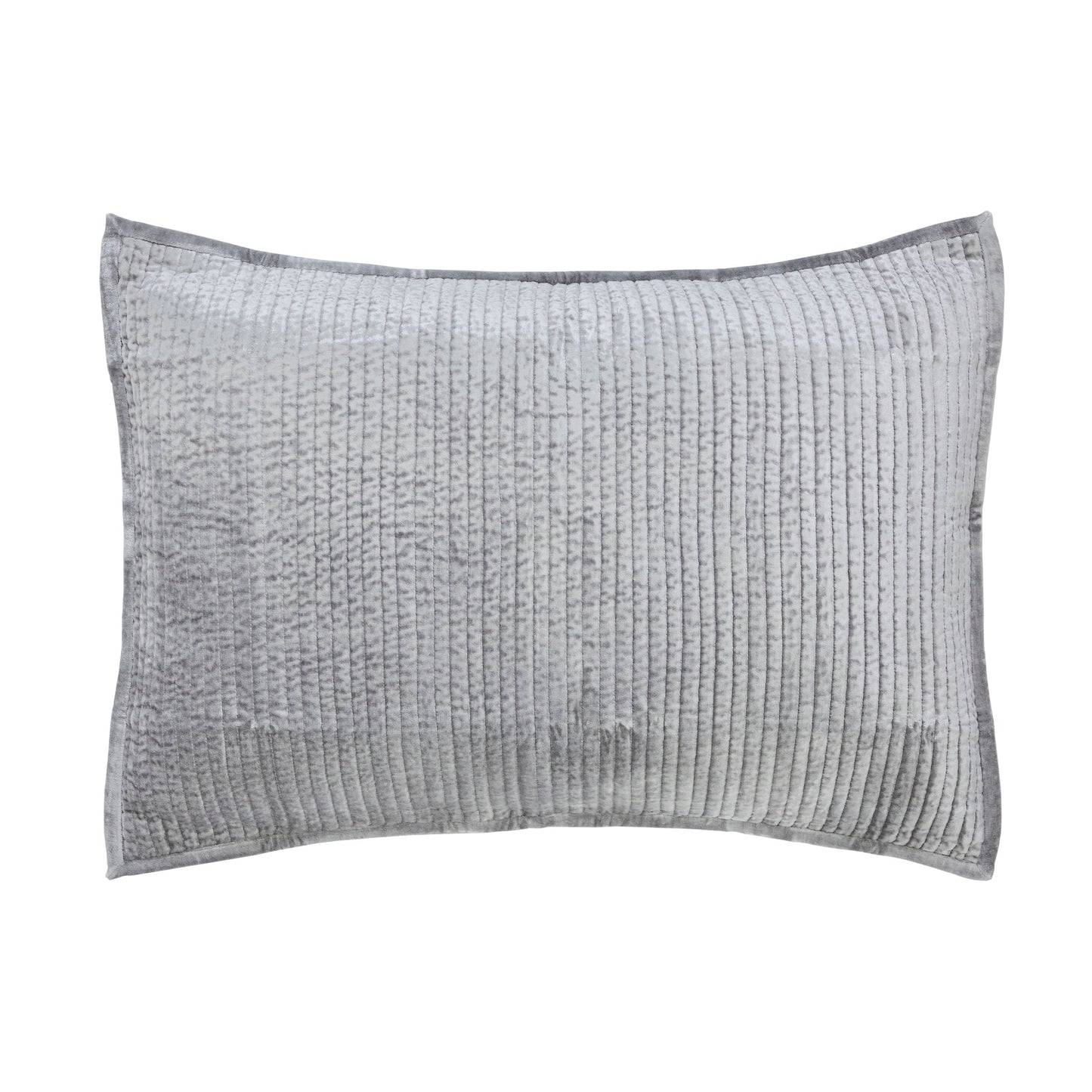 Spencer Channel Stitch Velvet Coverlet Sham - Clearance