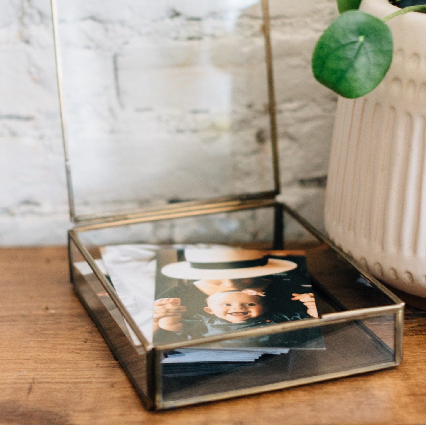 Antiqued Brass Keepsake Box - Osadia Concept Store