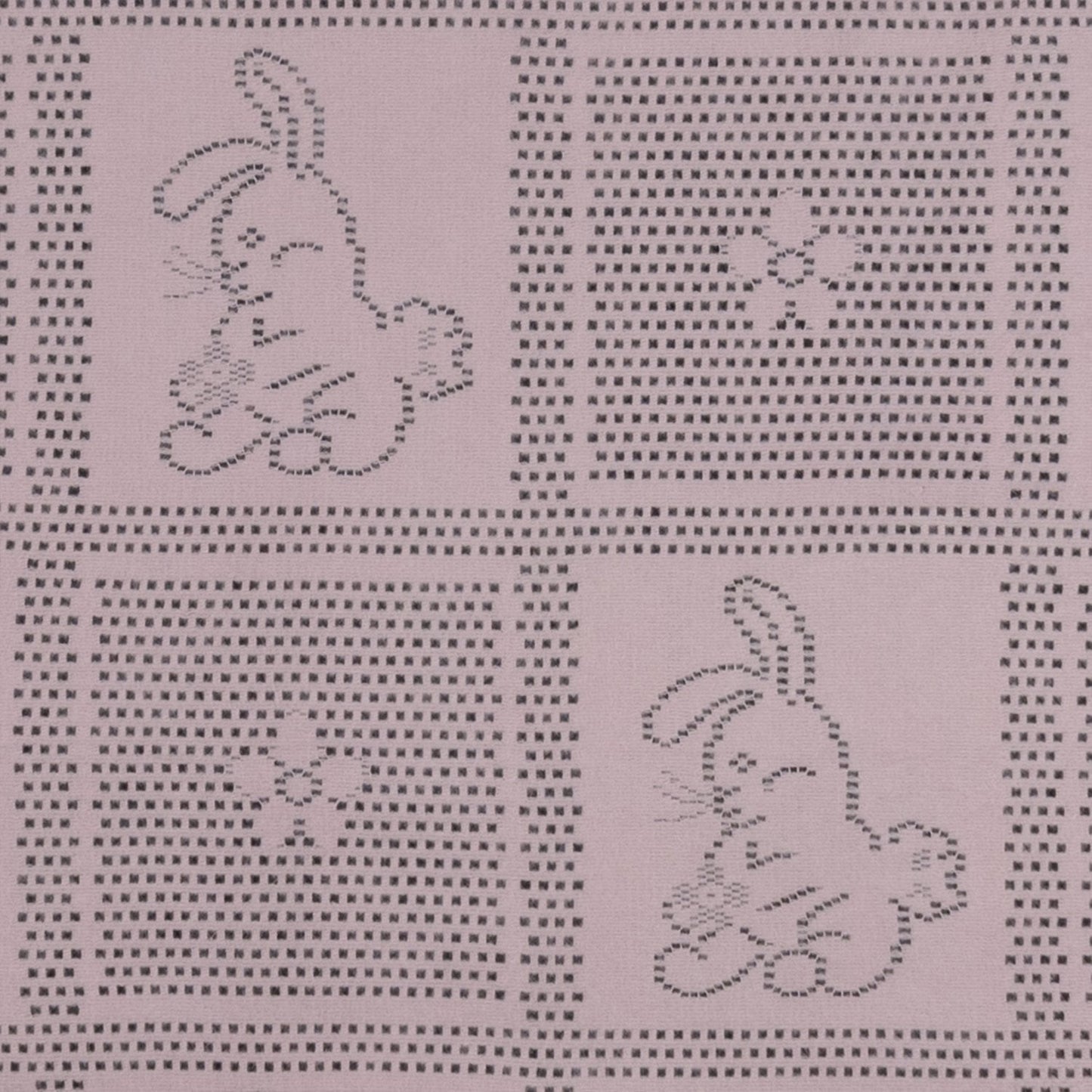 Southampton Home Lace Weave Bunny Baby Blanket ~ Pink ~ - Osadia Concept Store