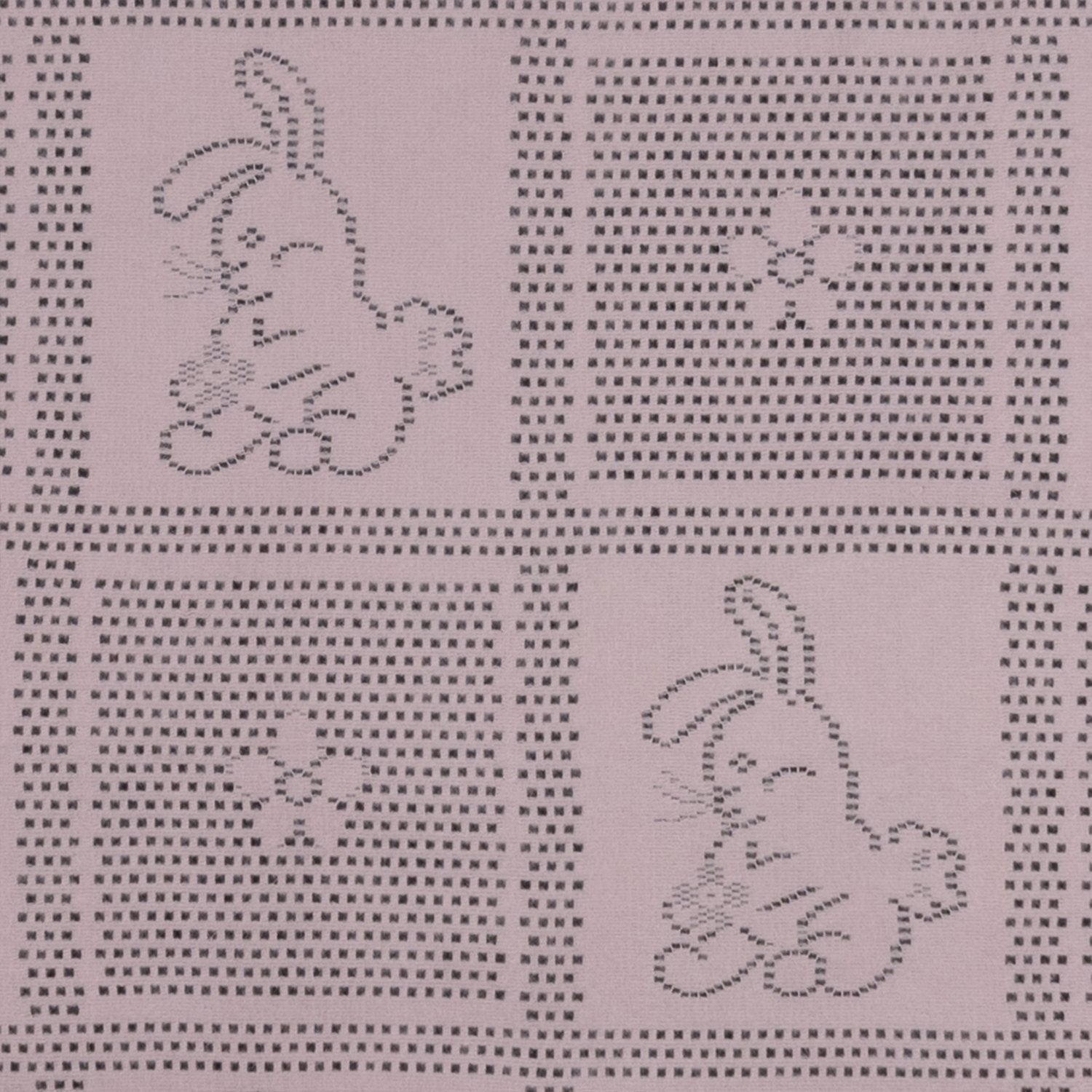 Southampton Home Lace Weave Bunny Baby Blanket ~ Pink ~ - Osadia Concept Store