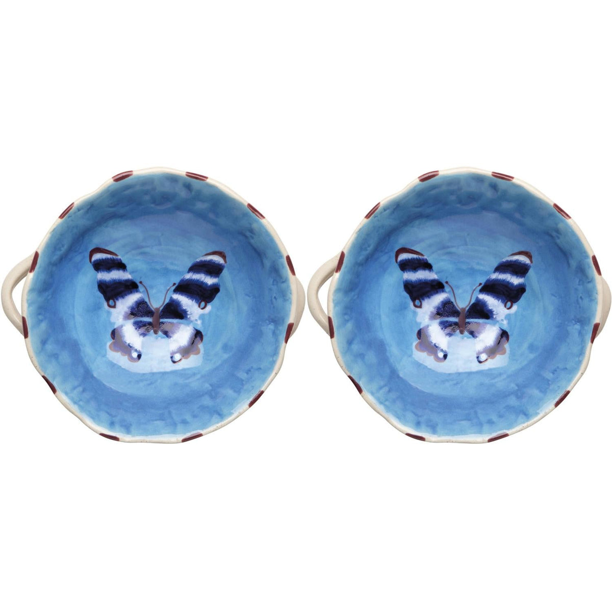 Set of 2 Aurora Footed Bowl