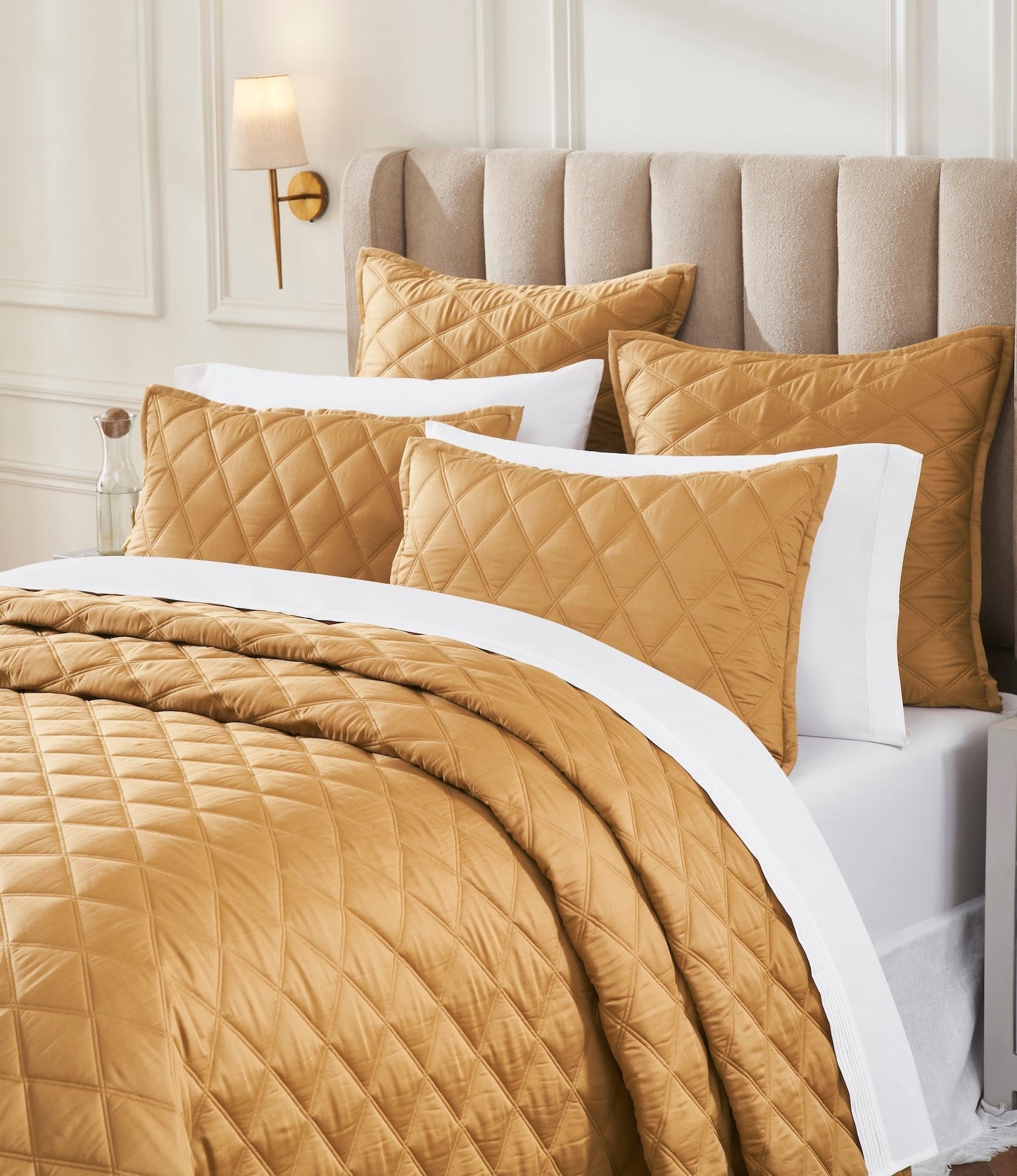 Avalon Lyocell Diamond Quilted Coverlet
