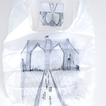 Brooklyn Bridge Reusable Shopping Bag