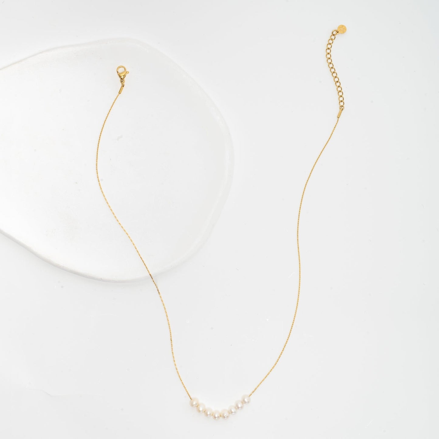 Harmony Pearl Cluster Necklace