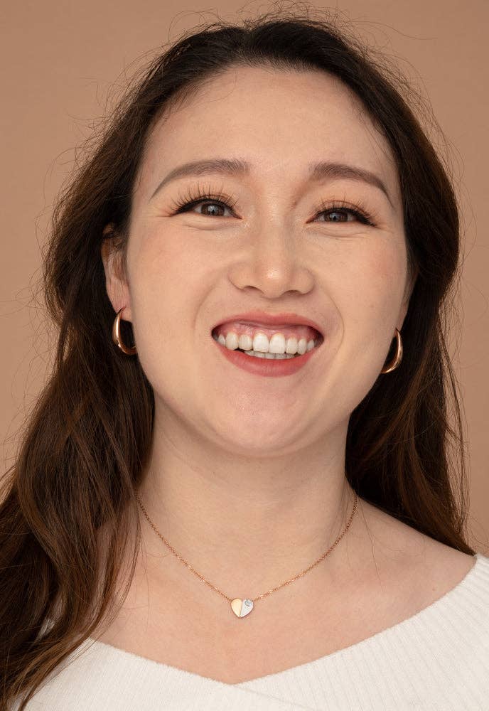 Alexis Gold Heart Necklace