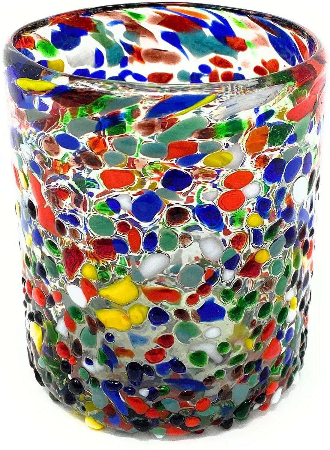 Confetti Rock Tumbler Glasses - Set of 6