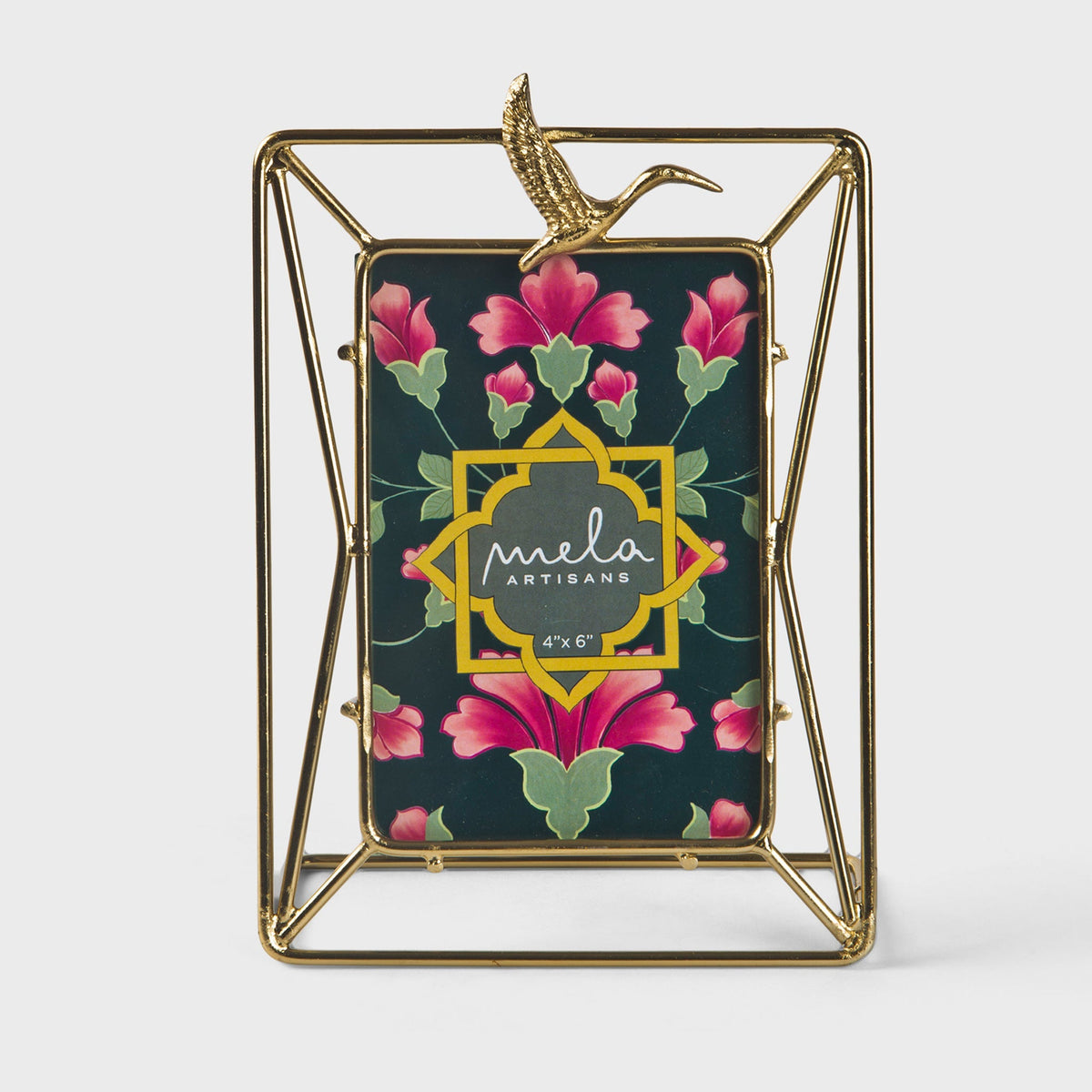 Serenity Crane Metal Photo Frame 4x6, Gold