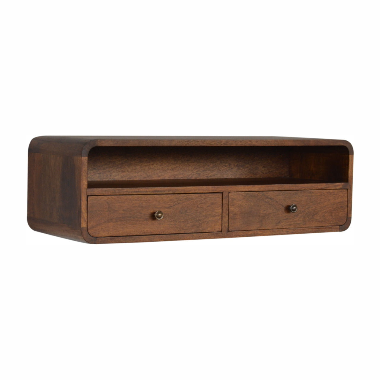 Solid Wood Floating Console