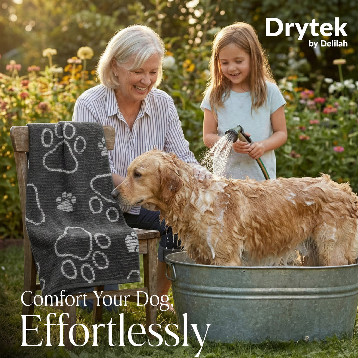 Delilah Home Drytek Dog Bath Towel