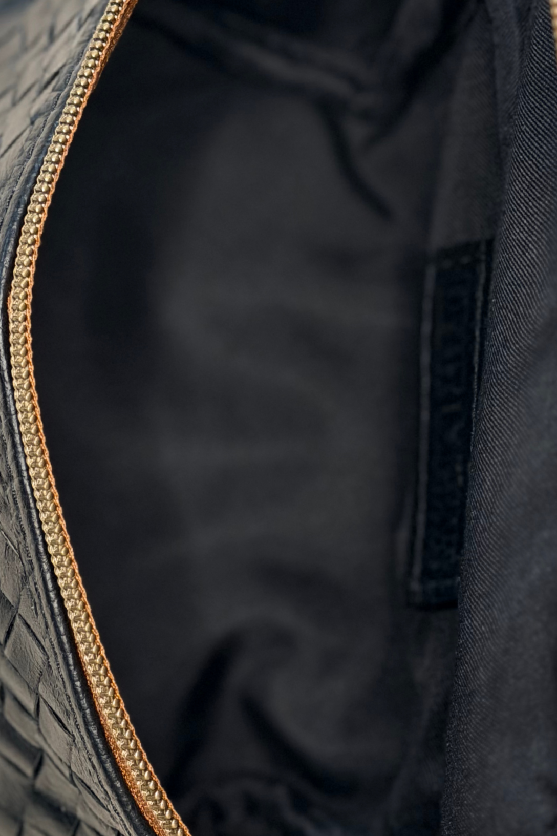 The Nomad Woven Leather Belt Bag