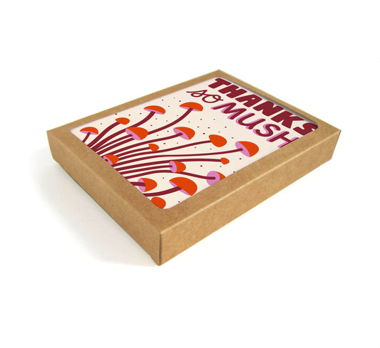 Thanks so Mush Card - Set of 8