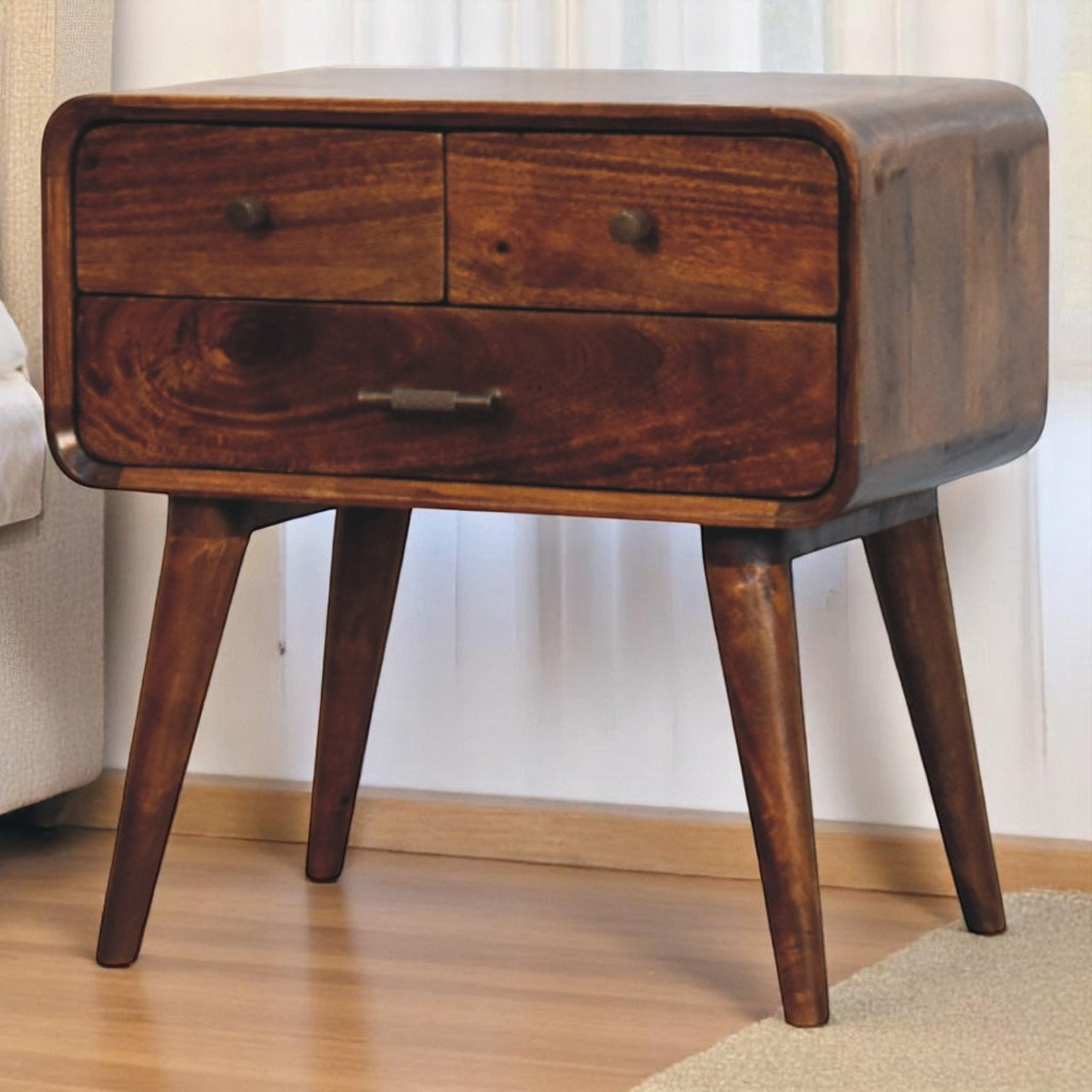 Solid Wood Avora Nightstand