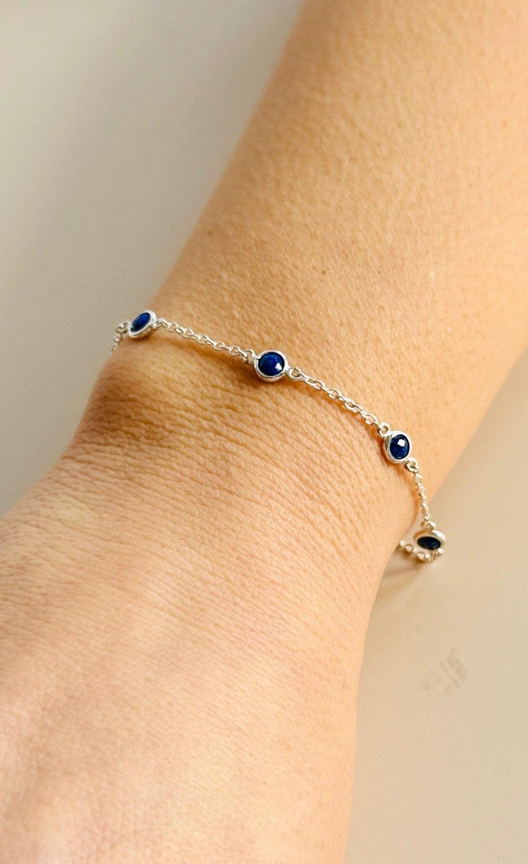 Septemeber Birthstone Bracelet — Lapis