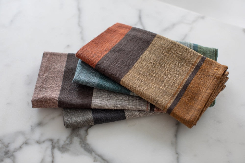 Dalol Handwoven Ethiopian Cotton Napkins | Set of 2