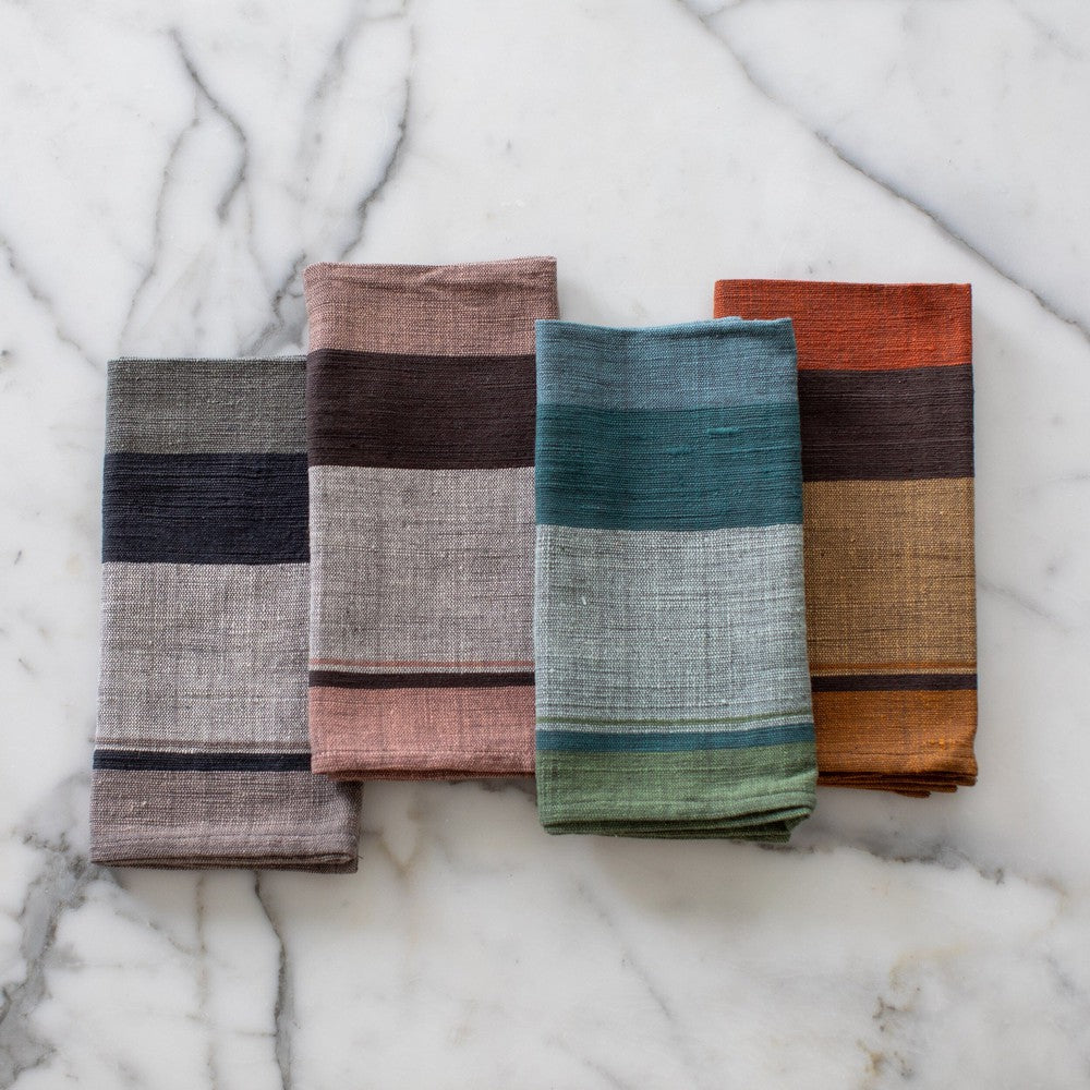 Dalol Handwoven Ethiopian Cotton Napkins | Set of 2