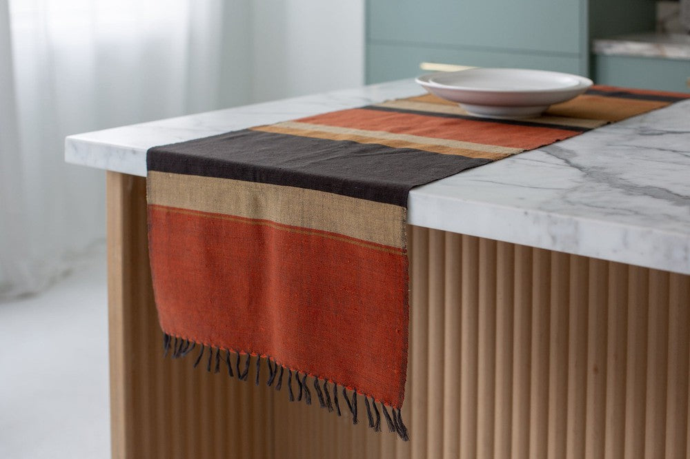 Dalol Handwoven Ethiopian Cotton Table Runner