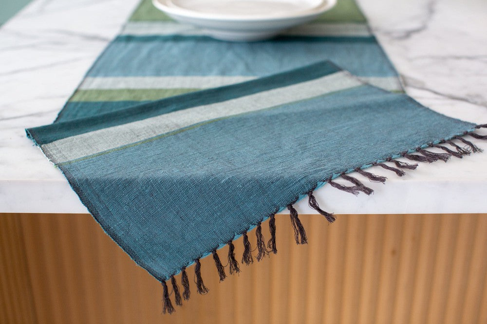 Dalol Handwoven Ethiopian Cotton Table Runner