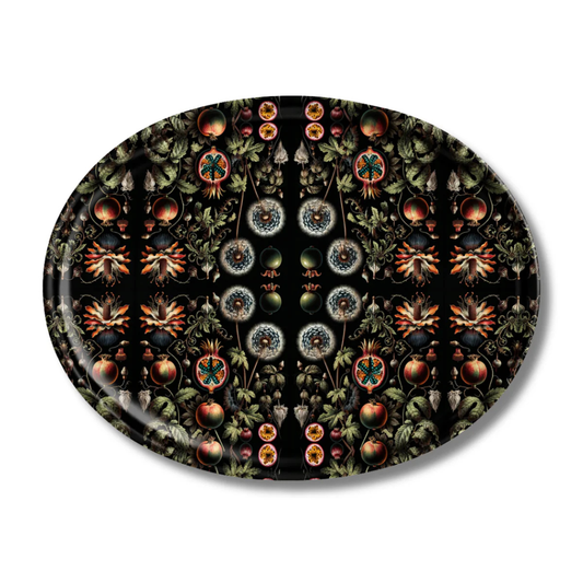 Dandelions Birchwood Decorative Tray - Oval