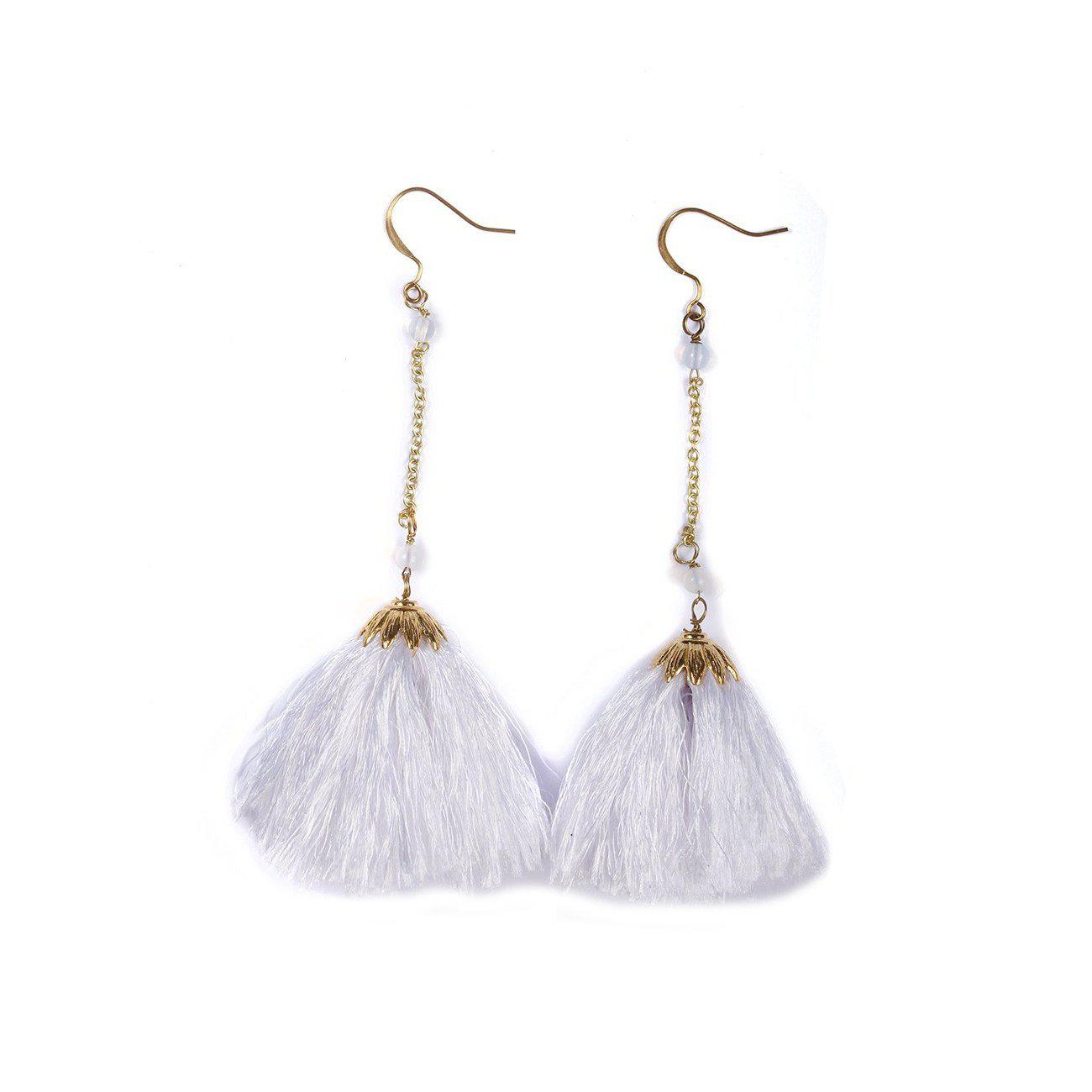 Dangling Tassel Earrings - Thailand