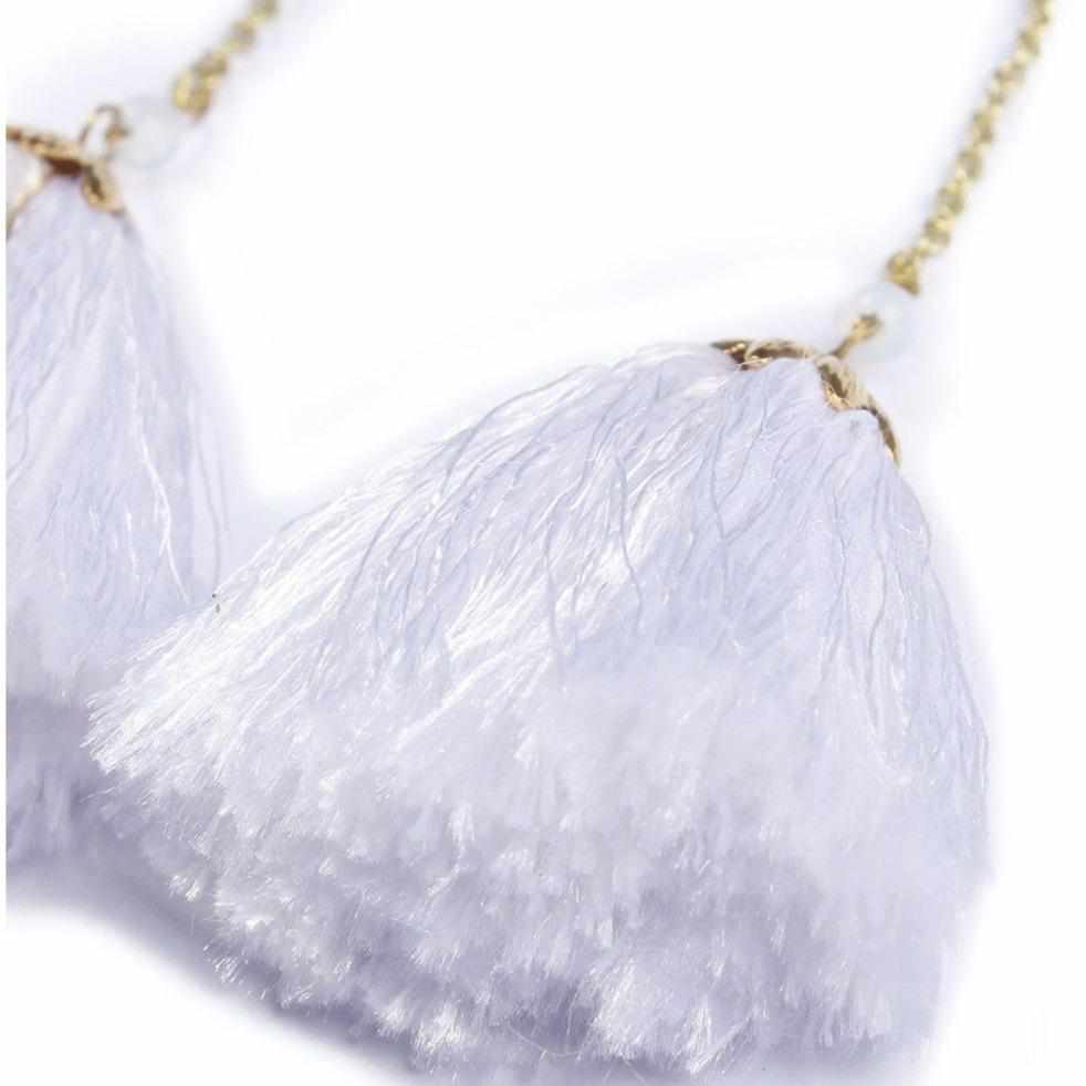 Dangling Tassel Earrings - Thailand