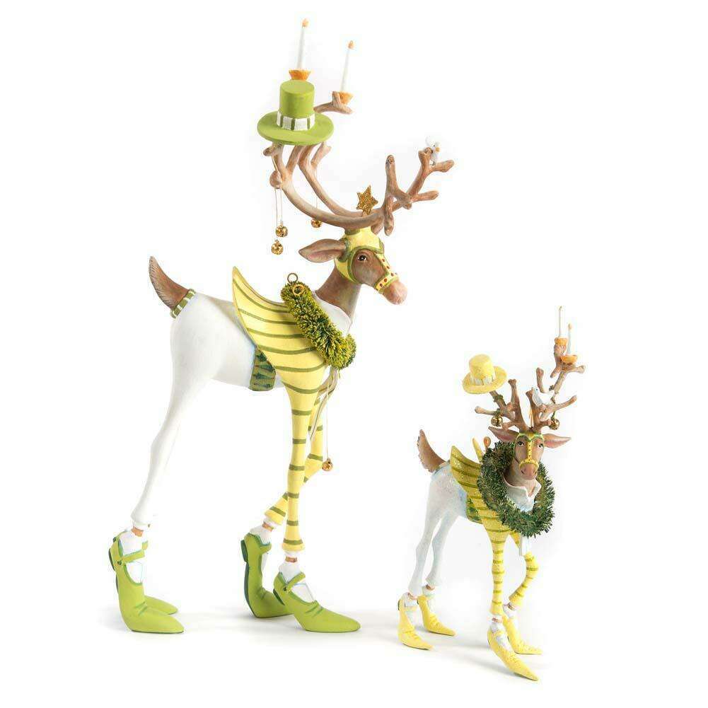 Dash Away Prancer Reindeer Ornament by Patience Brewster - LARGE