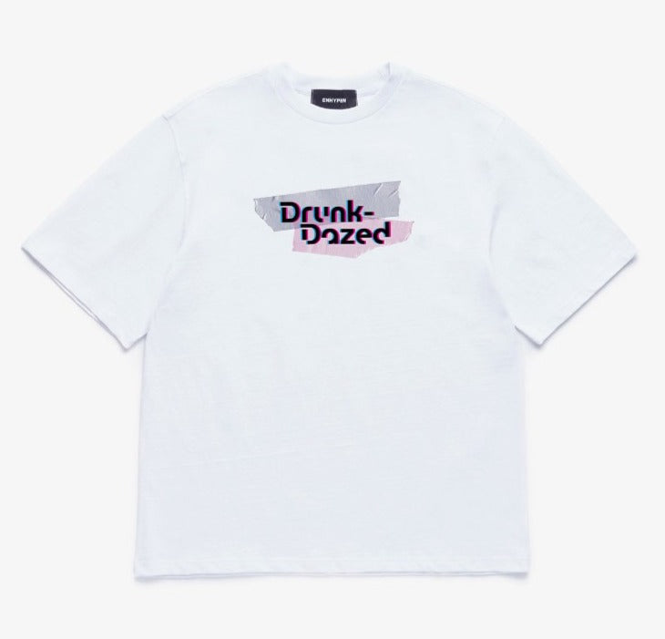 ENHYPEN Official Carnival Uniform Goods - T-Shirt Drunk Dazed (White)