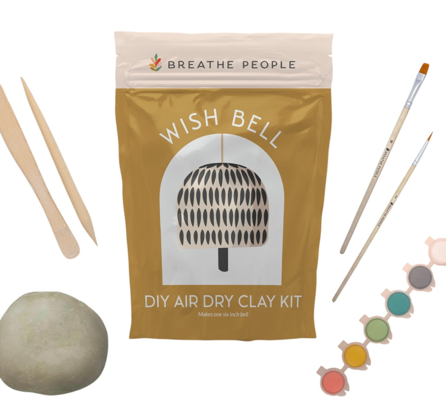 DIY Air Dry Clay Kit- Make Your Own Wish Bell