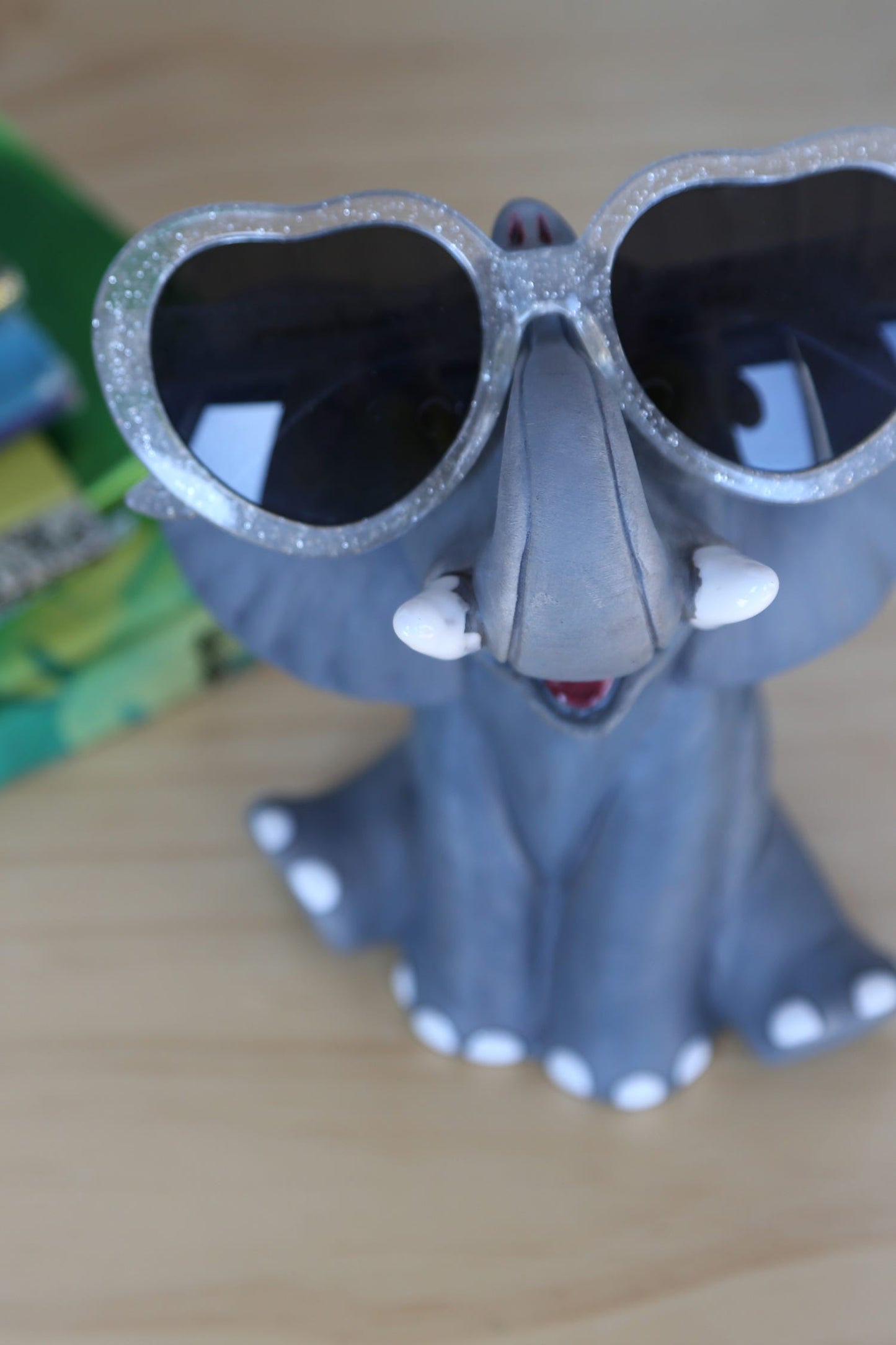 Happy Elephant Eyeglass Holder