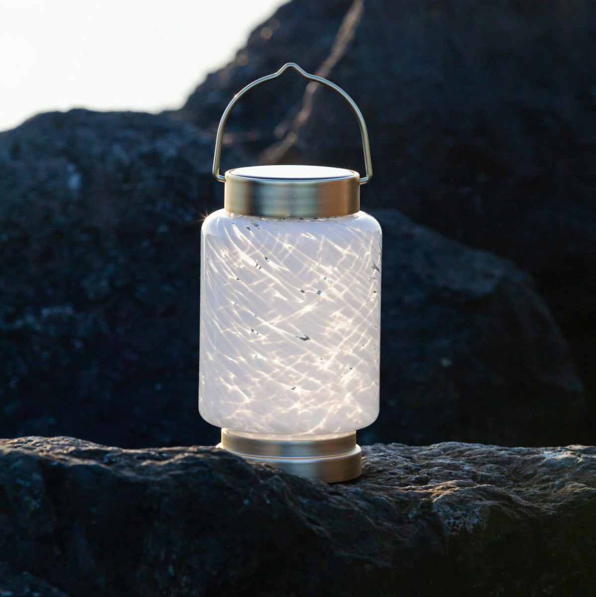 Boaters Solar Lanterns Handblown Glass