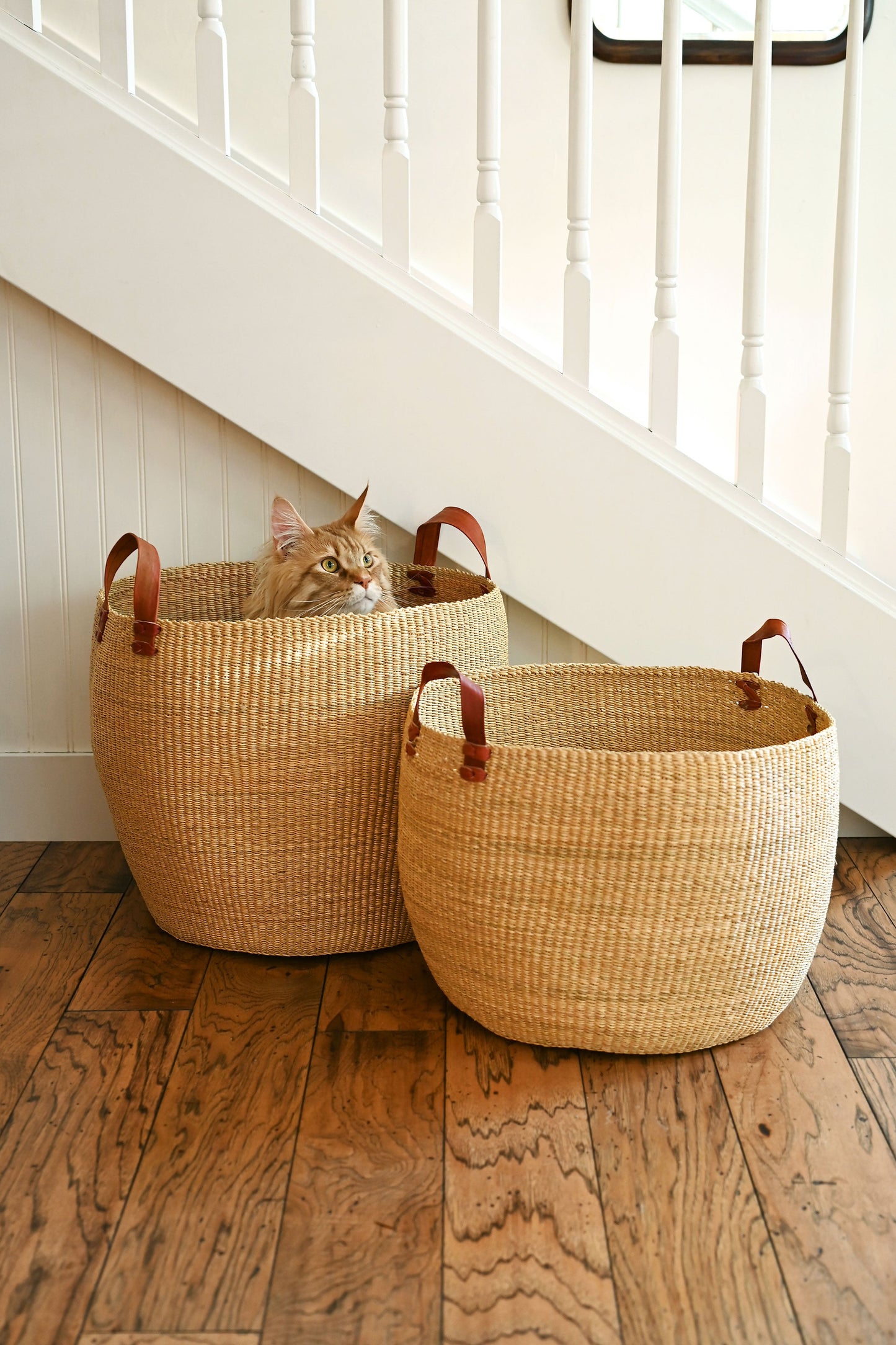 S/2 Large Nesting Storage Baskets