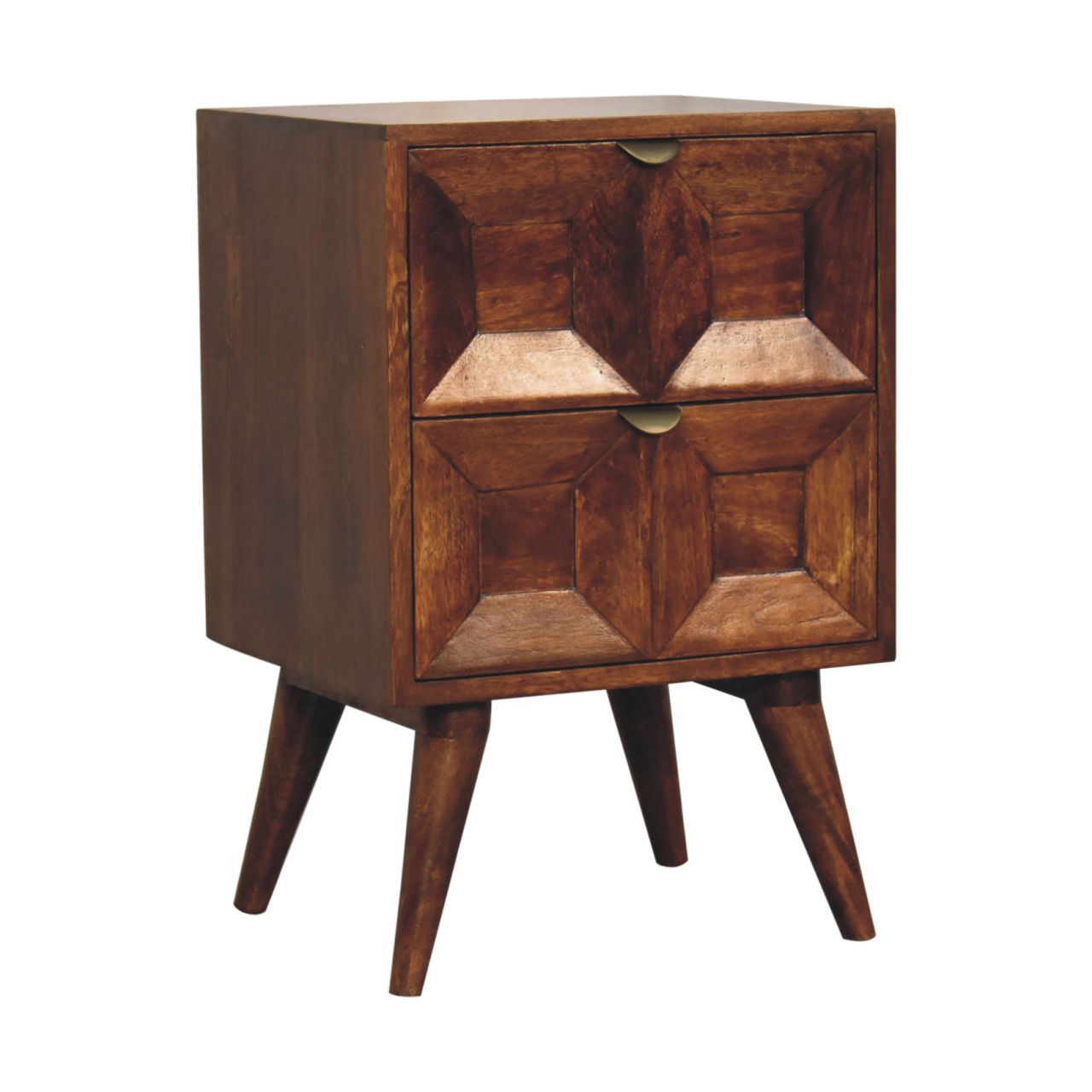 Solid Wood Quad Nightstand